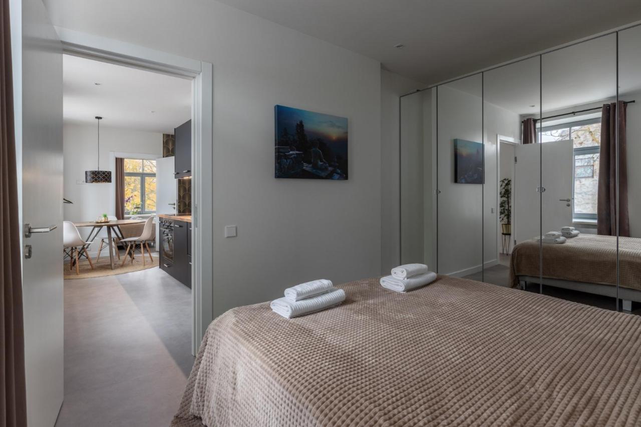 Kipsala Apartments With Free Parking 里加 外观 照片