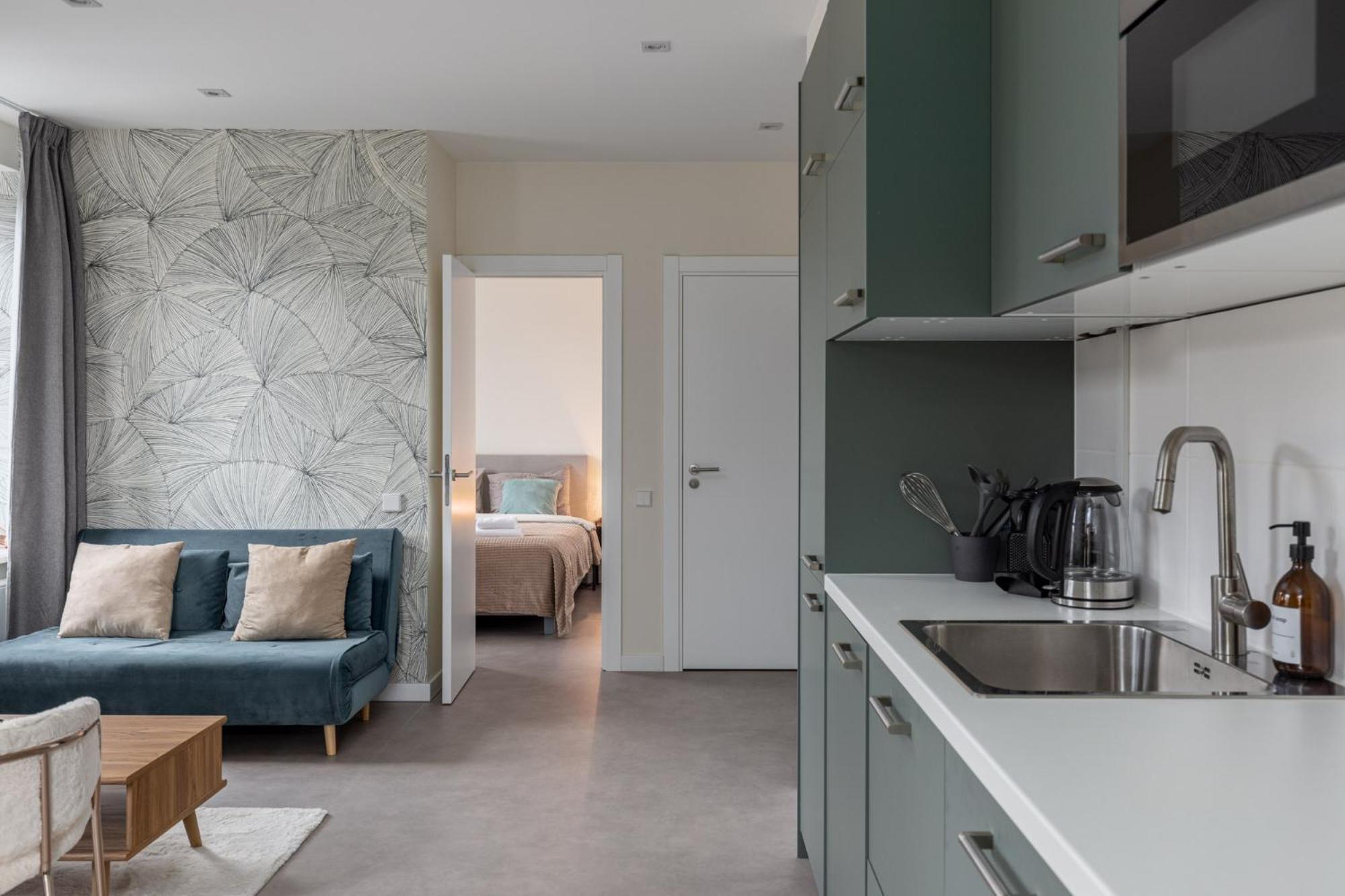 Kipsala Apartments With Free Parking 里加 外观 照片