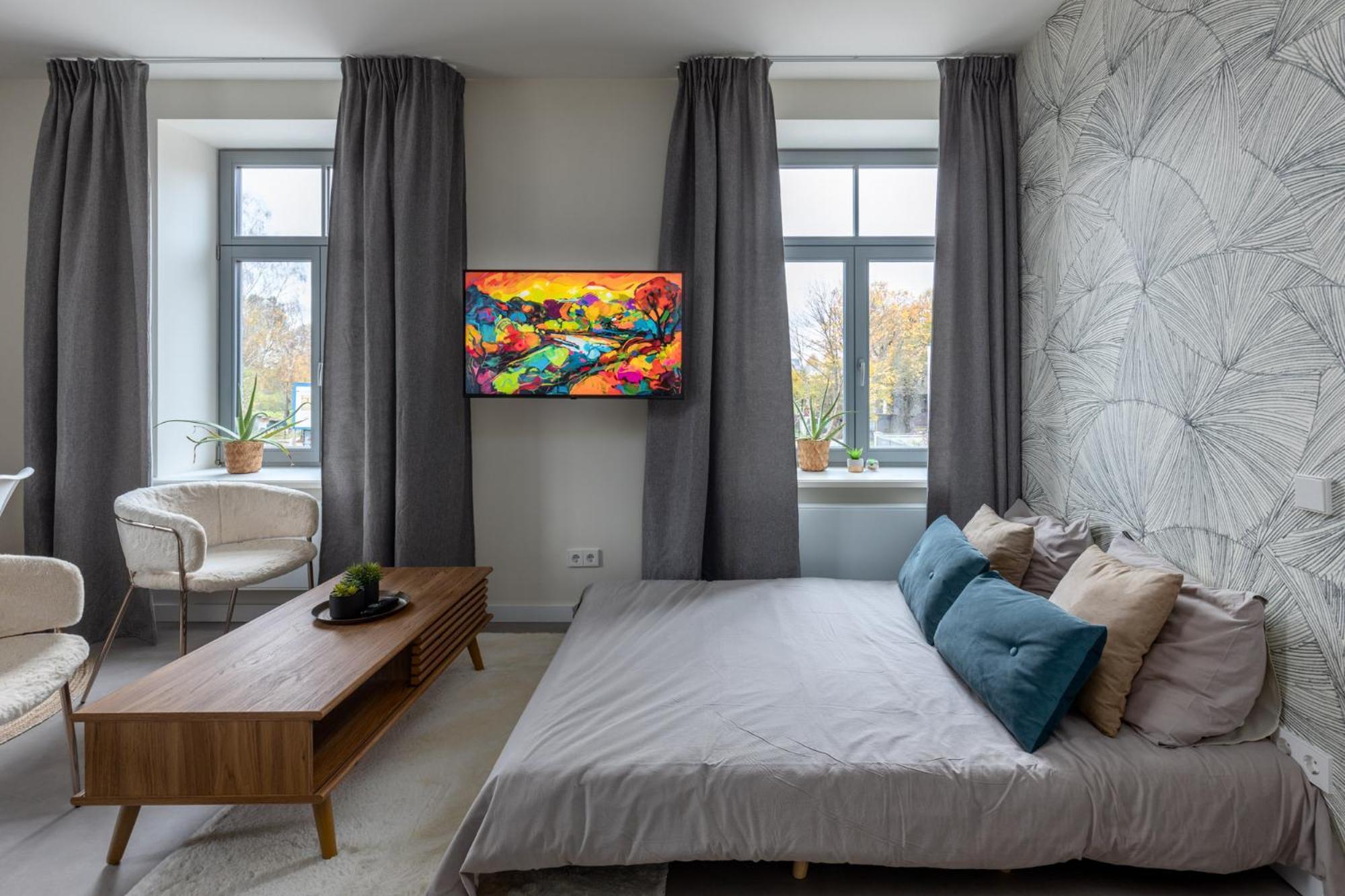 Kipsala Apartments With Free Parking 里加 外观 照片
